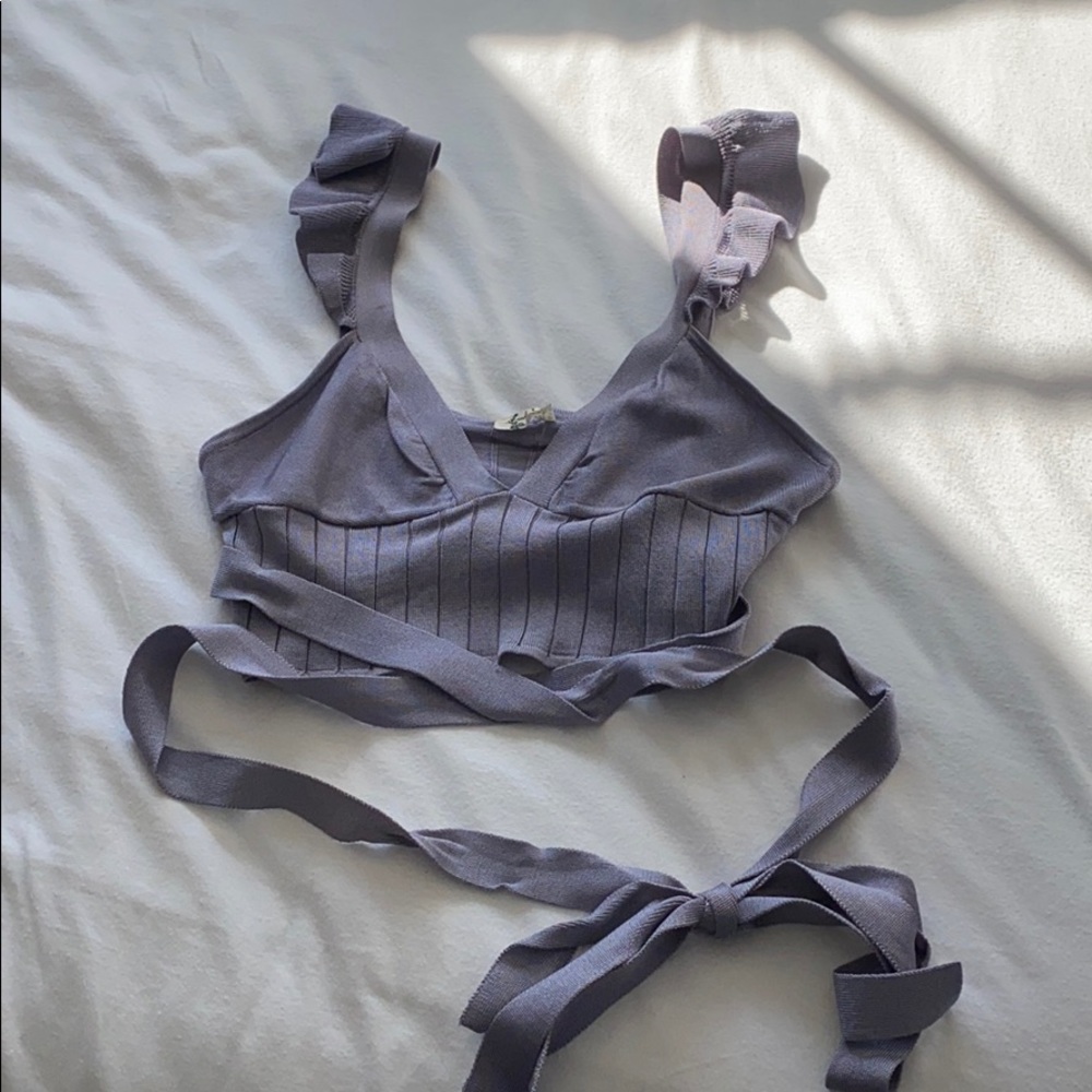 Free People Wrap Around Top